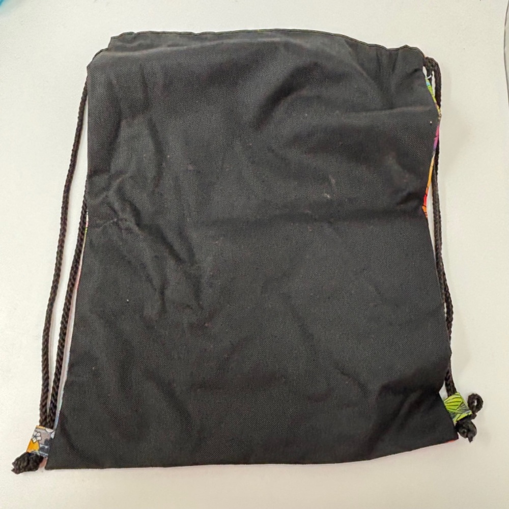 Unbranded Fabric Drawstring Backpack Multi Color … - image 4